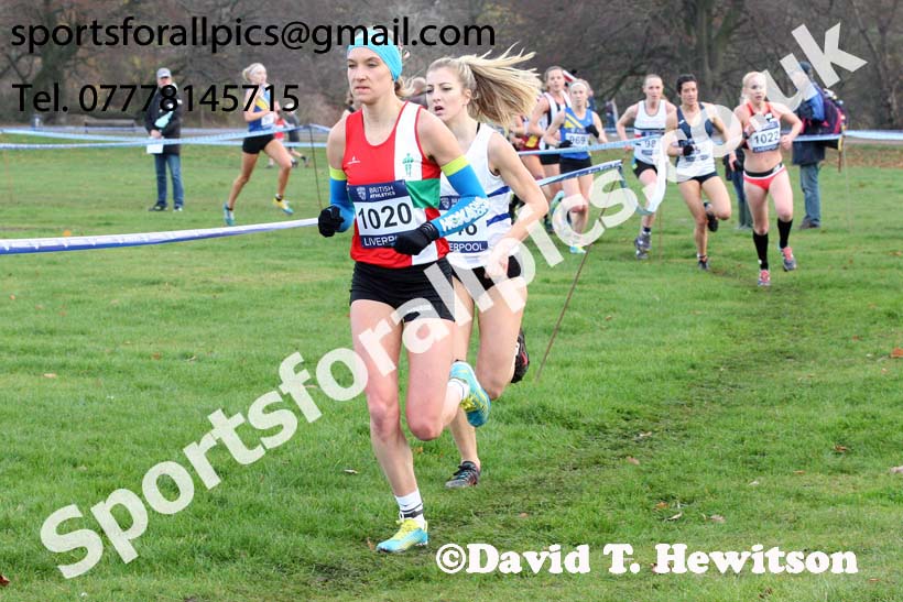 Senior womens British Athletics Liverpool Cross Challenge, Sefton Park, Liverpool. Photo:  David T. Hewitson/Sports for All Pics